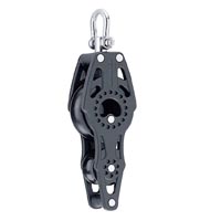 Polea de violín 'Carbo' Harken grill. gir. arraigo diam 40mm